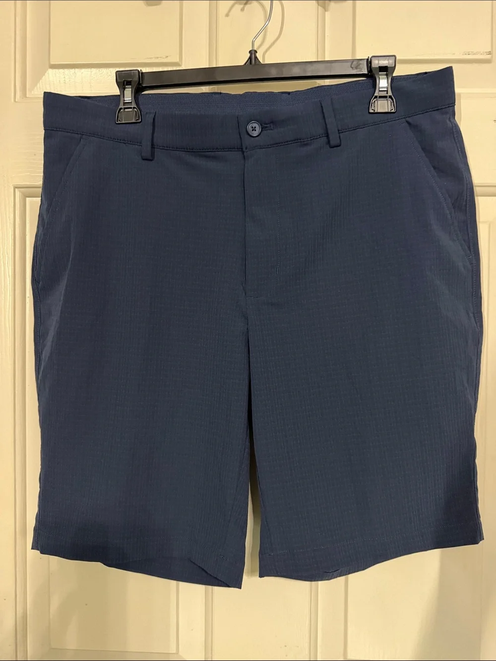 Greg Norman Collection Men's Navy Performance Flat-Front Shorts